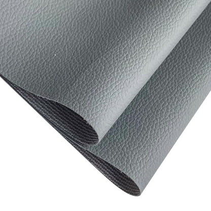 Gray Soft Faux Leather Fabric 0.5mm Pleather Marine Vinyl Fabric for Home Furniture Upholstery Sofa, Car Seat, Sewing Crafts, DIY Handicrafts, 100x160cm - color: Gray