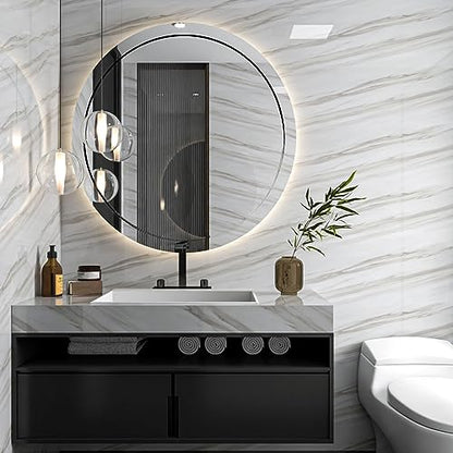 Sevalo Marble Contact Paper Peel and Stick Countertop Waterproof 15.7×197” - size: 17.5“×197”