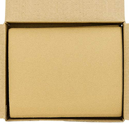 Dura-Gold Premium 1/4 Sheet Gold Sandpaper Sheets, 120 Grit (Box of 25) - size: 120-Grit