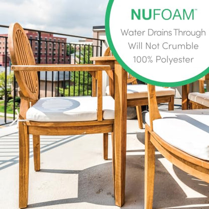 Fairfield NuFoam Pad, Densified Polyester Batting Foam, Durable Foam Pad, Ideal Craft Foam for Chair Cushions, Deck Furniture, Camping, Futons, and More, 24" x 8 Yards x 1"
