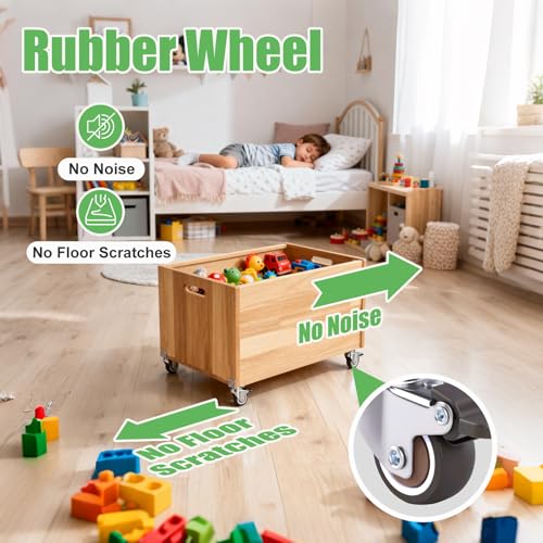 ZUOFANG 1" Small Low Profile Caster Wheels Set of 4, Mini, 97 lbs Total - style: 1.0 Inch Wheel