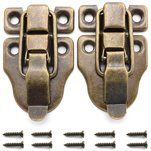 SDTC Tech 2-Pack Antique Duckbilled Toggle Latch Bronze