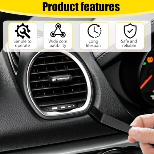 Auto Trim Removal Tool, Auto Clip Fastener Remover Pry Tool, 13PCS - color: Black