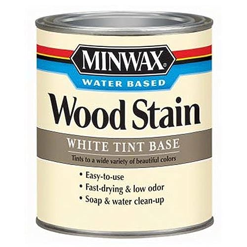 Minwax 618064444 Water-Based Wood Stain, quart, White Oak , Tint Base