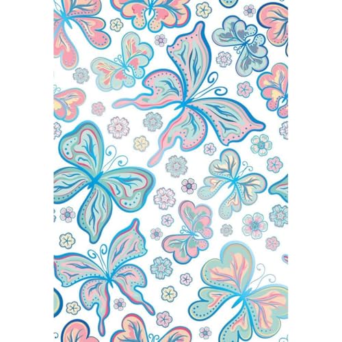 Main Street Peel and Stick Wallpaper Sheets, Bohemian Butterflies, 12-Pack - style: Bohemian Butterflies Design SCF