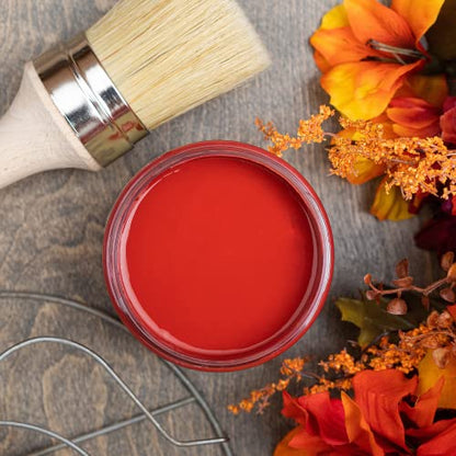 Dixie Belle Paint Company Chalk Mineral Paint - Barn Red (8oz) - color: Barn Red, size: 8 Fl Oz (Pack of 1)