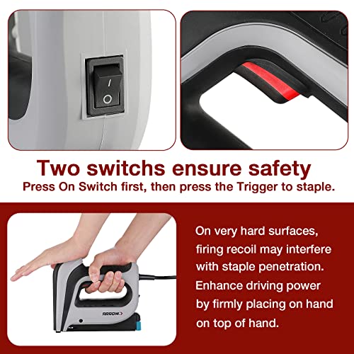 Arrow Electric Staple Gun Kit with 3750 Pieces T50 Staples, T50ACD