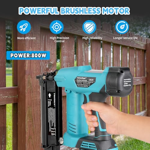 3-in-1 Cordless 18GA Brad Nailer & Stapler for Makita 18V Battery