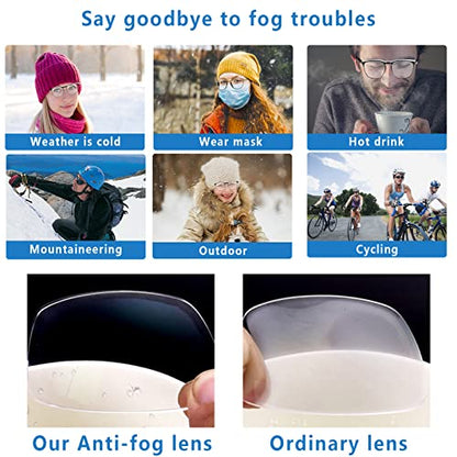 SQIMZAR Safety Glasses Goggles For Women Nurses Protective Eyewear,Anti Fog Safety Goggles - color: Black+clear+leopard+new Blue