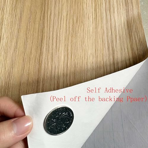 Self Adhesive Thicker Wood Grain Shelf Liner Cabinets Countertop Table Desk Furniture Removable Wall Paper for Kitchen Bathroom Cabinets Table Furniture Decor 15.7x78 Inches - size: 15.7"W x 78"L
