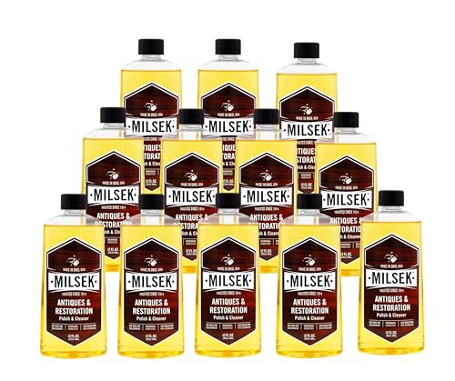 Milsek Antiques & Restoration Wood Polish 12 oz, Pack of 12 - style: 12 Fl Oz (12 Pack)
