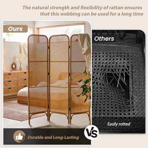 GDDGHS Rattan Cane Webbing Roll 24x60 Inch