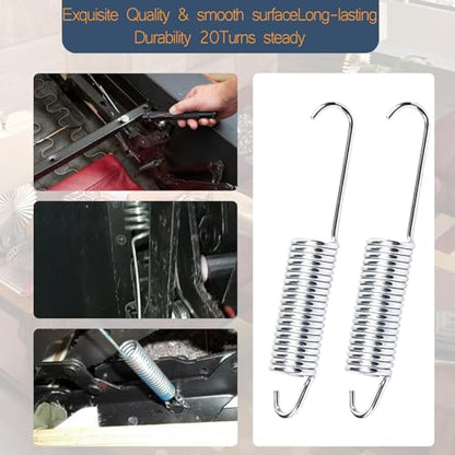 2 Pack 4-1/2 Inch Stainless Steel Recliner Chair Replacement Springs Parts - size: 4-1/2 Inch