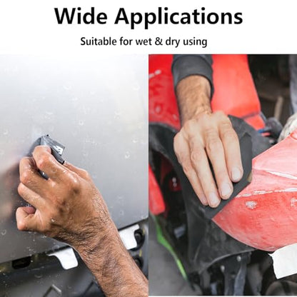 30PCS 600 Grit Sandpaper, 9 x 3.6 Inch Wet Dry Coarse Sand Paper for Wood Furniture Finishing Drywall Metal Sanding Paper, Automotive Sandpaper Sheets - size: 93x230mm, style: 600Grit