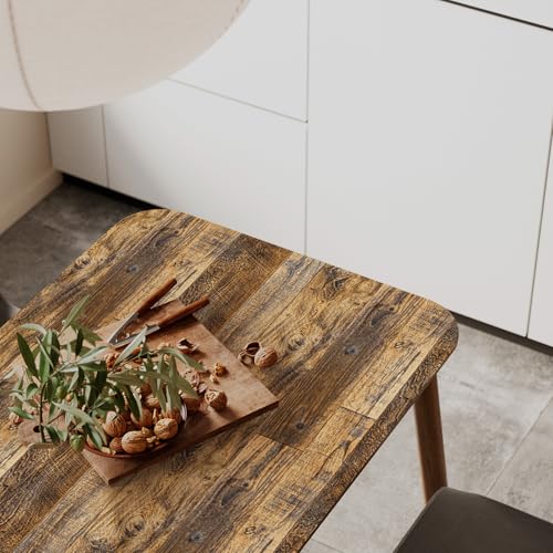Abyssaly Wood Grain Contact Paper Peel and Stick Wood Look Wallpaper - color: Deep Brown, size: 17.7" x 118"