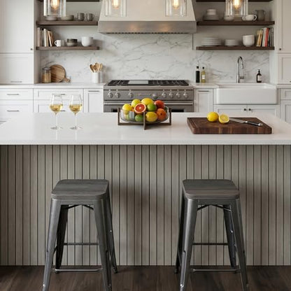 Peel and Stick Faux Wood Slat Wall Panels, 118" x 48" Gray Self-Adhesive Flexible Wall Paneling, 3D Wood Grain Wallpaper for Walls & Ceilings, Covers 38.75 Sq. Ft. - color: Gray