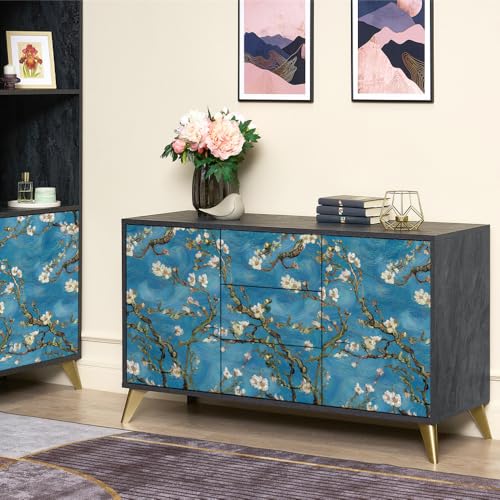 Floral Peel and Stick Wallpaper Vintage Contact Paper 17in x 118in