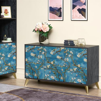 Floral Peel and Stick Wallpaper Vintage Contact Paper 17in x 118in