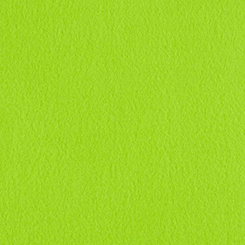 Polar Fleece Solid Lime, Fabric by the Yard - color: Lime