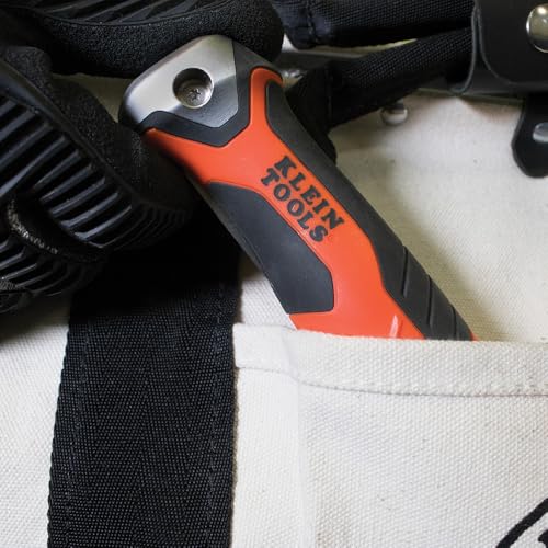 Klein Tools 31737 Folding Jab Saw/Drywall Hand Saw with Lockback at 180 and 125 Degrees and Tether Hole - style: Folding Jab Saw