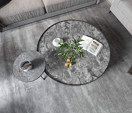 burgeliy Grey Marble Vinyl Wrap Protector Auto Modification Wallpaper 24"x80" Classic Style, Waterproof, Heat-Resistant,3D Thickened Peel and Stick, Countertops, Cabinets, Self Adhesive Tint Film - size: 24" x 80"