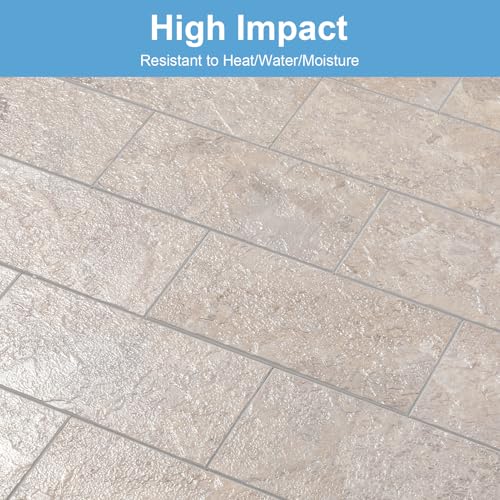 2026 New Upgrade Peel and Stick Backsplash Tile, Peel and Stick 11.34" X 11.57" Wall Tile for Kitchen, Bathroom, Fireplace, Laundry (Beige Stone Rocks, 10 Packs) - color: Beige Stone Rocks