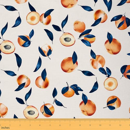 Feelyou Peach Upholstery Fabric by The Yard Soft 1 Yards - color: Multi 38, size: 1 Yard