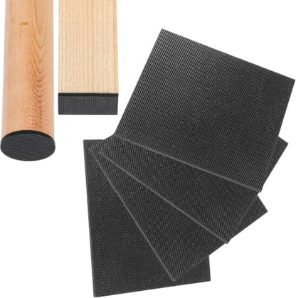 CHUNZEXI Non-Slip Rubber Furniture Pads, 4 Pack 6 x 6 Inch Square - size: 6×6 inch 4 Square