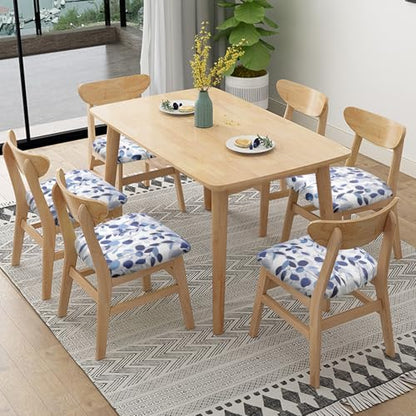Fuloon Dining Chair Seat Covers Stretch Slipcovers, Set of 6, Grey Blue - color: F-grey Blue, size: Not Waterproof