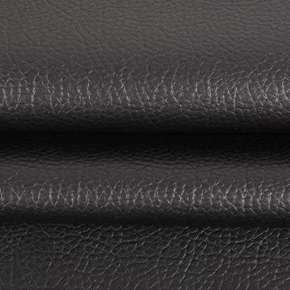 Marine Vinyl Upholstery Faux Leather Fabric, 1 Yard Black - color: Black, size: 1 Yard 55" x 36" (Pre-cut)