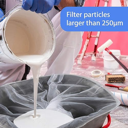 Sukh 30pcs Paint Strainer Bag - 5 Gallon Paint Filter Mesh Strainer Bucket