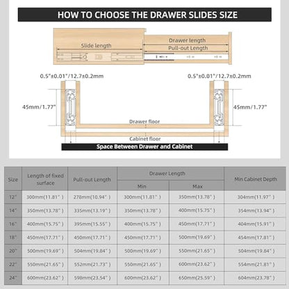 10 inch Soft Close Drawer Slides 6 Pairs Ball Bearing Full Extension Cabinet Drawer Slides 3 fold, Side Mount, 100 LB Capacity Heavy Duty Drawer Slide 10" - size: 10inch(250mm), style: Sliver-6