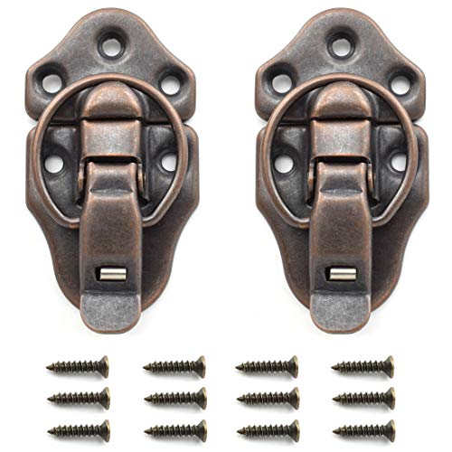 SDTC Tech 2-Pack Retro Red Bronze Style Box Toggle Latch - color: red bronze