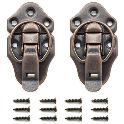 SDTC Tech 2-Pack Retro Red Bronze Style Box Toggle Latch - color: red bronze