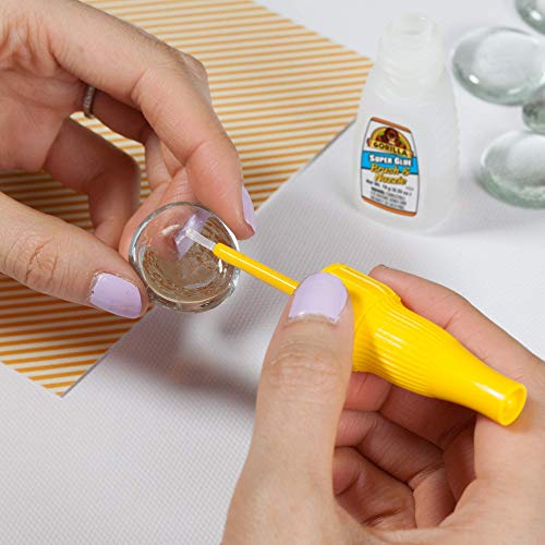 Gorilla Super Glue with Brush & Nozzle Applicator, 10 Gram, Clear, (Pack of 24) - size: 24 - Pack