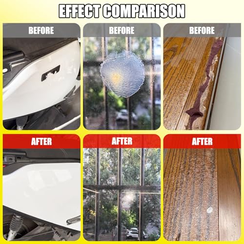 Adhesive Remover, 7oz Enhanced Version Sticker Remover Spray Glue Remover with Plastic Scraper, Adhesive Remover for Cars, Windows, Glass, Plastic -Rapidly Remover Glue, Tape, Labels, Marker, Wax