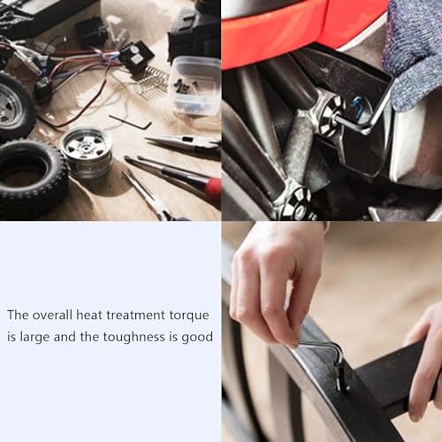 3Pcs Professional Z Shaped Double Head Screwdriver Set Right Angle Short Handle Flathead Screwdriver Kit