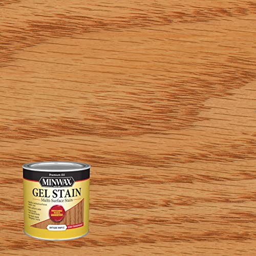 Minwax 260304444 Gel Stain, Antique Maple, 1/2 Pint - color: Antique Maple, size: 1/2 Pint