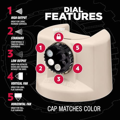 Rust-Oleum Stops Rust Custom 5-in-1 Spray Paint, Matte Oat Milk White - color: Matte Oat Milk White, size: 12 Ounce (Pack of 1)