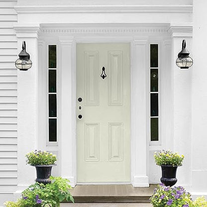 Glidden Total Exterior Paint & Primer All-in-One, Pinch of Pistachio/Green, Semi-Gloss, 1 Gallon - color: Pinch of Pistachio, size: 128 Fl Oz (Pack of 1)