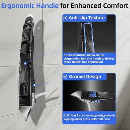 5‑in‑1 Caulking Tool, Silicone Caulking Tool & Caulk Remover Tool Kit