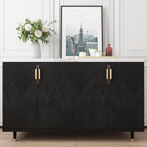 Decotalk Black Textured Geometric Peel and Stick Wallpaper - Black Textured Wallpaper for Bedroom 17.7x200 Inch Geometric Wall Paper Removable Dark Cabinets Vinyl Wrap, Renter Friendly - size: 17.7" x 200"