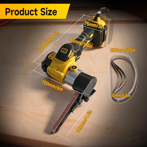 Brushless Cordless Belt Sander for DeW-alt 20V MAX(No Battery)