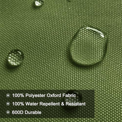 BECHAEO Waterproof Upholstery Canvas Fabric by the Yard, Green - color: Green, size: 1 Yard 58" x 36" (Pre-cut)