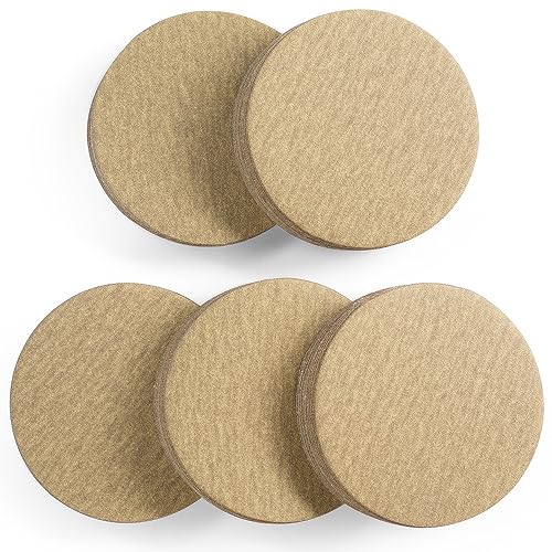S SATC 50PCS 3 Inch Hook and Loop Sanding Disc 220 Grit Sanding Discs for Random Orbital Sander Aluminum Oxide Sandpaper Discs for Woodworking Automotive Metal - style: 220Grit 50 pack