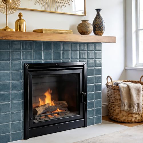 20pcs Peel and Stick Backsplash Wall Tiles,Retro Blue 6"x6" - color: Retro Blue