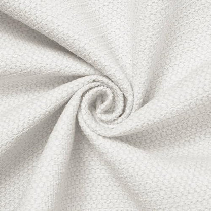 Textured Chenille Jacquard Upholstery Heavy Duty Polyester 58" Fabric by The Yard (White, 10 Yards) - color: White, size: 10 Yards