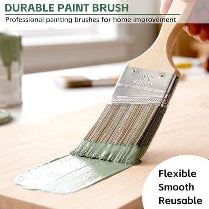 Wesquer Paint Roller Kit with Extension Pole Wall Painting Supplies Set