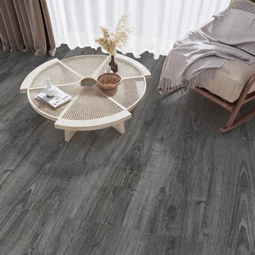 Art3d 30-Pack Peel and Stick Flooring Wood Planks, 12 x 12 in, Grey Oak - color: Grey Oak