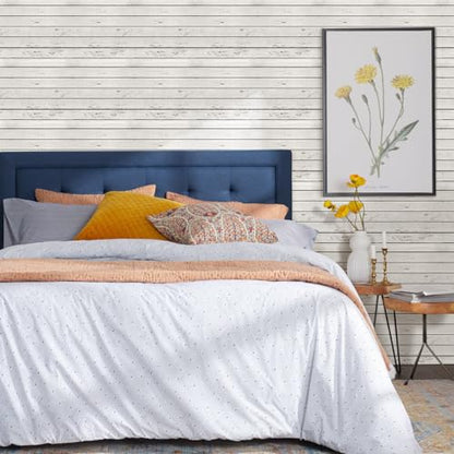 Commomy 3D Faux Wood Wall Stickers Peel and Stick 10 Pcs 11.8" x 11.8" - color: Wood-AQ